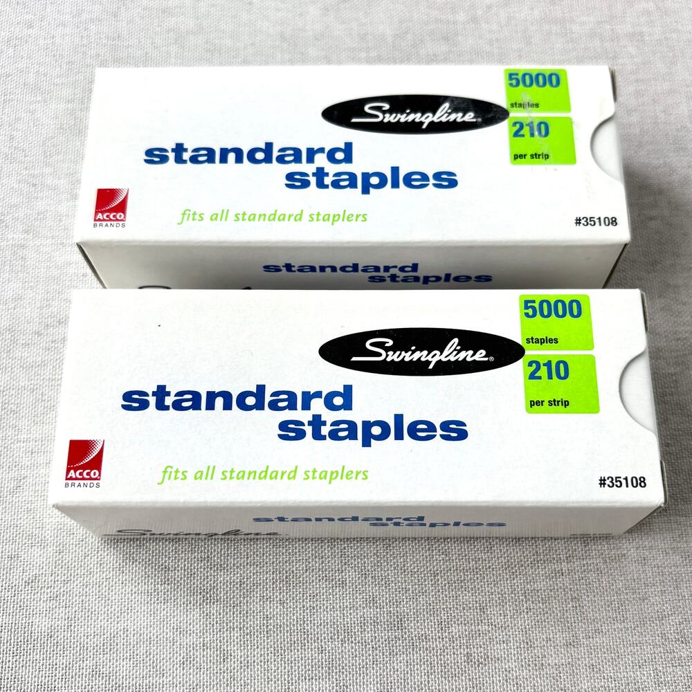 Swingline Standard Staples - Pack of 2 Boxes
